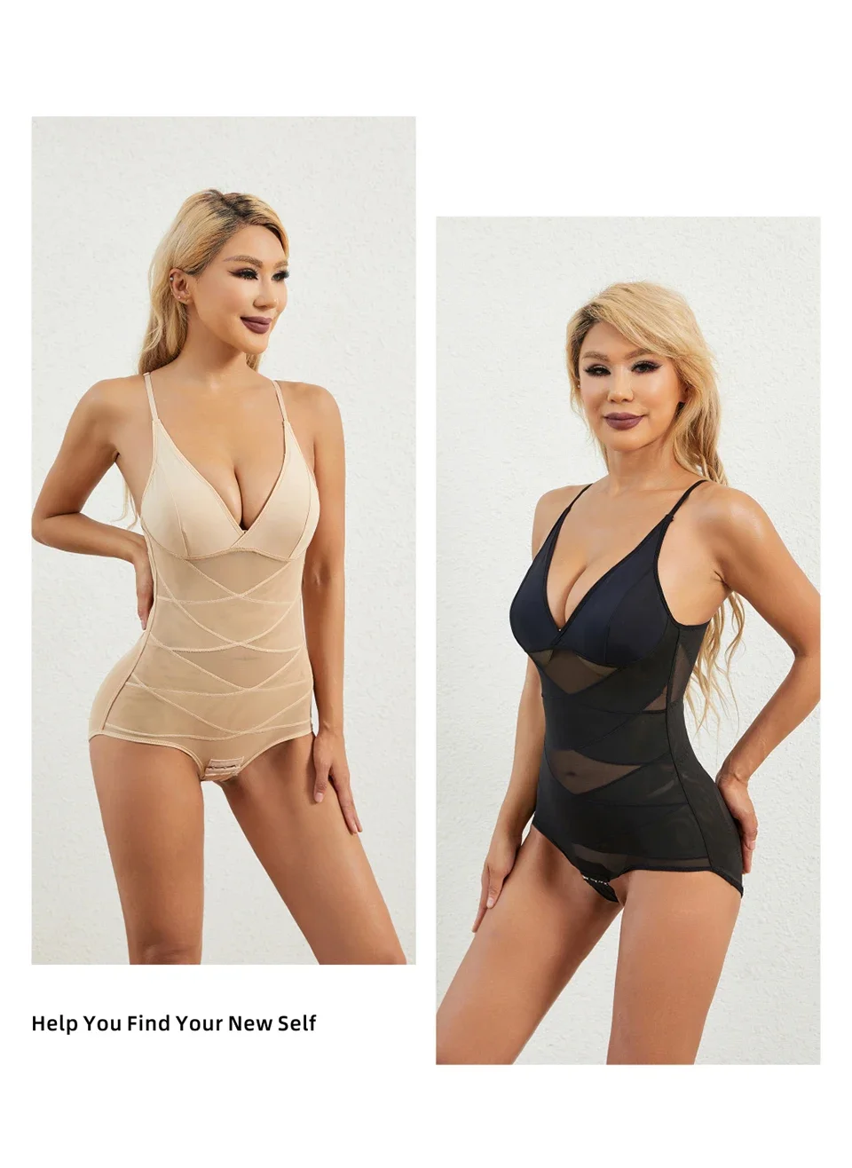 Women Sculpting Bodysuit Cross Compression abs Shaping Briefs Slimming Shapewear Over Bust Deep V Full Body Shaper Tummy Control Women Sculpting Bodysuit Cross Compression abs Shaping Briefs Slimming Shapewear Over Bust Deep V Full Body Shaper Tummy Control