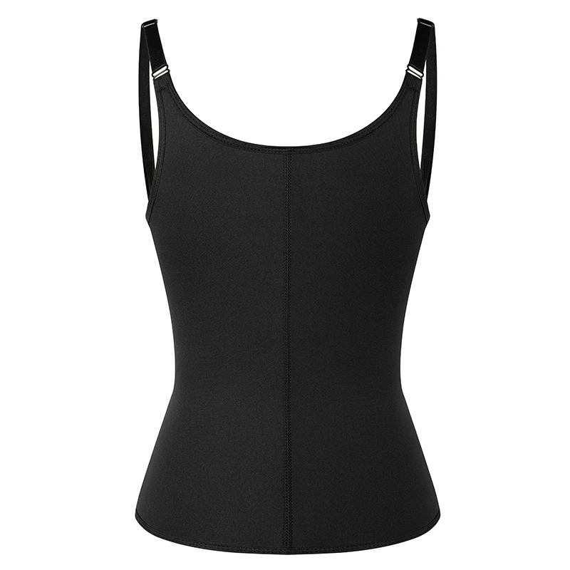 Women's Waist Trainer Sauna Sweat Vest Corset Body Shaper Neoprene Shapewear Gym Workout Tank Top Black Slimming Top with Zipper Women's Waist Trainer Sauna Sweat Vest Corset Body Shaper Neoprene Shapewear Gym Workout Tank Top Black Slimming Top with Zipper