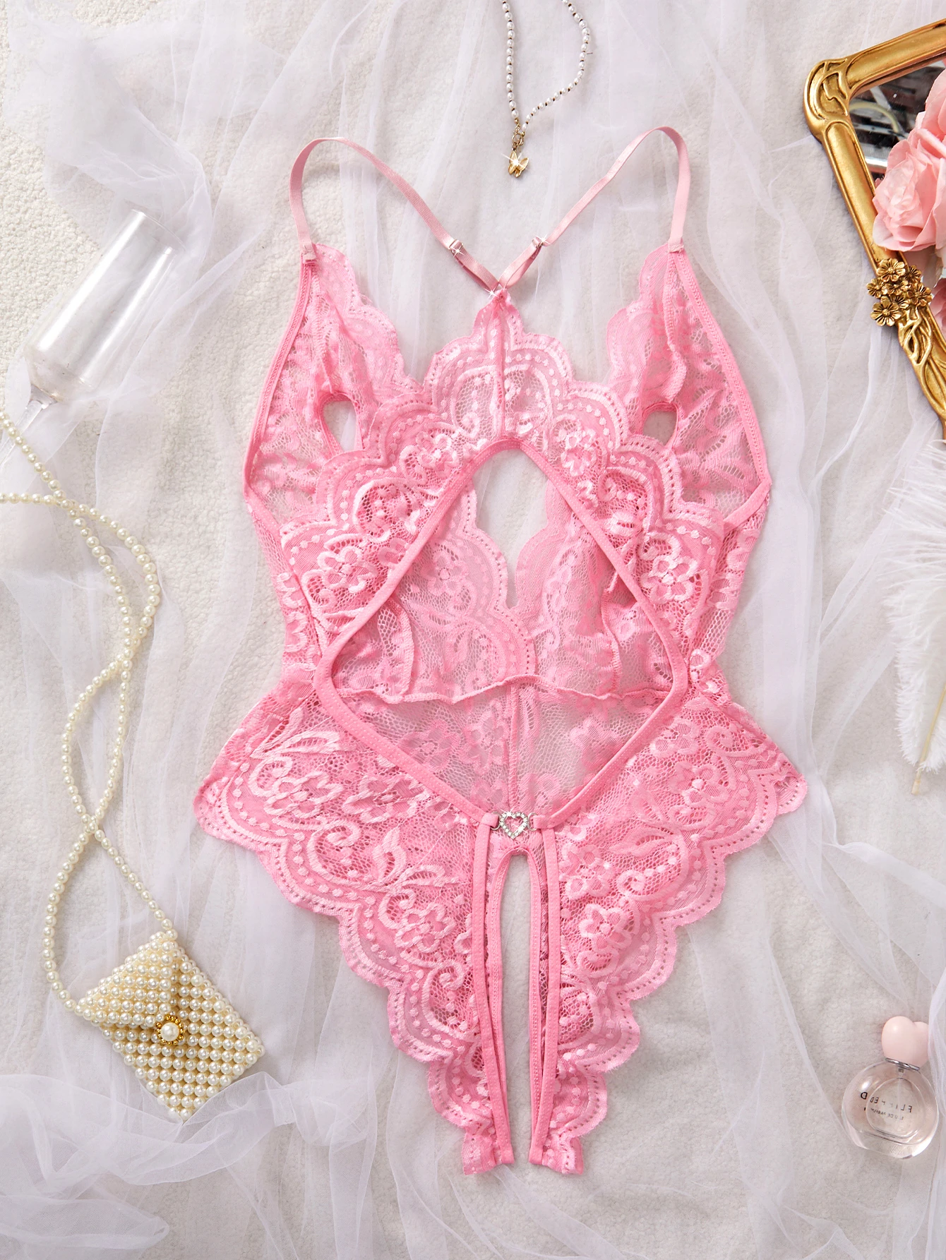 Women's Porn Lingerie G-string Transparent Bodysuit Underwear Set Lace Deep V Crotchless One-piece Lingerie Adult Bodysuit Women's Porn Lingerie G-string Transparent Bodysuit Underwear Set Lace Deep V Crotchless One-piece Lingerie Adult Bodysuit