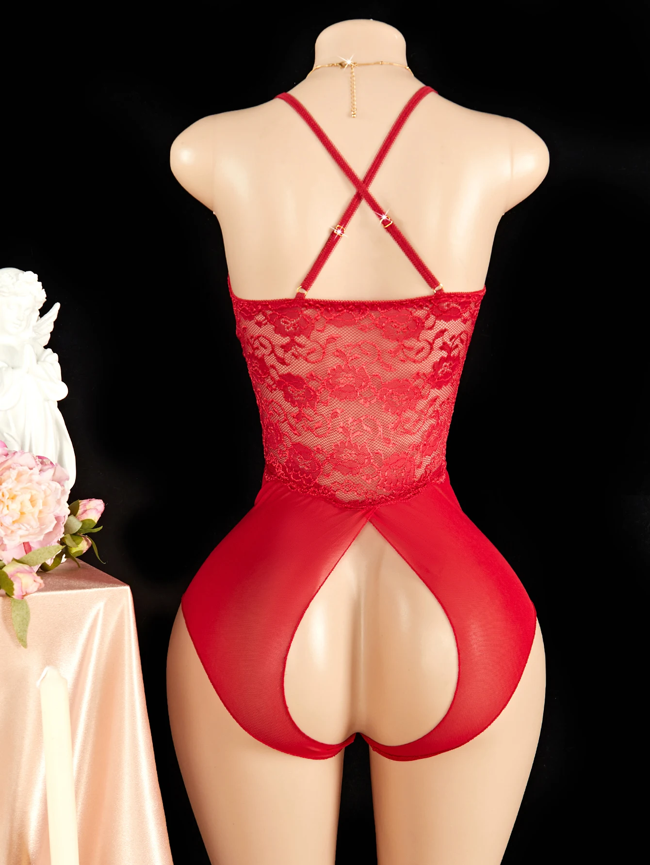 Sexy Erotic Crotchless Underwear Women Teddy Babydoll Dress Exotic Transparent Lace Nightgown Hot Adult Lingerie V-neck Bodysuit Sexy Erotic Crotchless Underwear Women Teddy Babydoll Dress Exotic Transparent Lace Nightgown Hot Adult Lingerie V-neck Bodysuit
