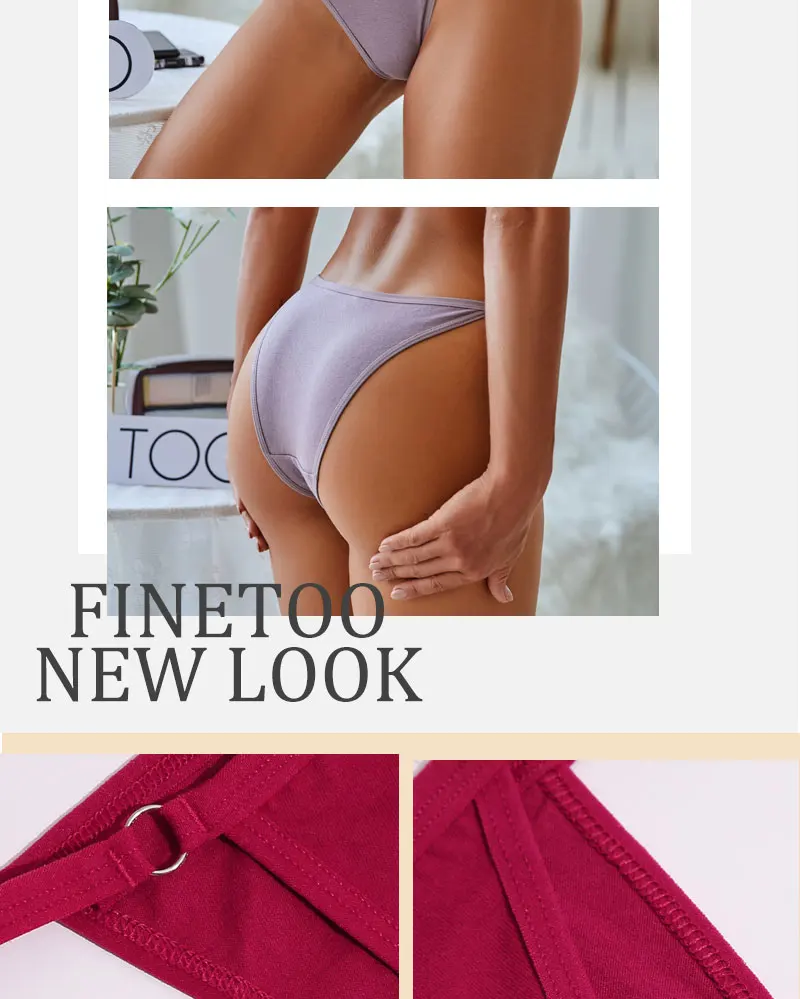 3Pcs Bikini Style Cotton Panties Sexy Lingerie Designer Low Waist Women Underwear Female Underpants Briefs Set M-XXL Plus Size 3Pcs Bikini Style Cotton Panties Sexy Lingerie Designer Low Waist Women Underwear Female Underpants Briefs Set M-XXL Plus Size