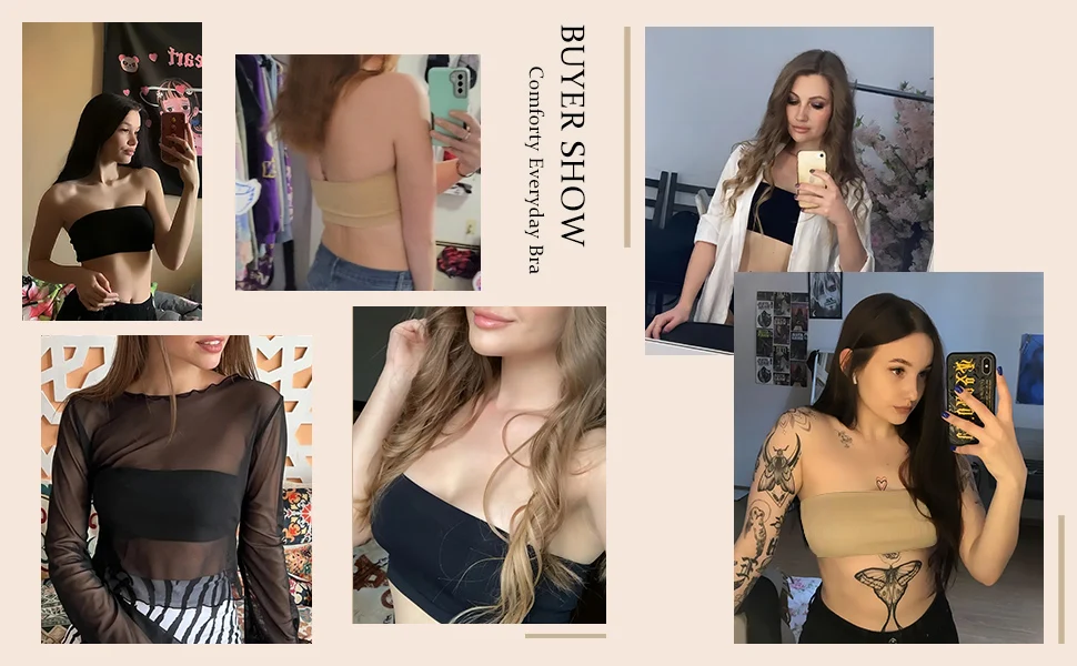 Sexy Seamless Strapless Tube Top Bra Women's Half Cup Ultra Thin Silicone Non-slip Underwear Off-the-shoulder Dress Lingerie Sexy Seamless Strapless Tube Top Bra Women's Half Cup Ultra Thin Silicone Non-slip Underwear Off-the-shoulder Dress Lingerie