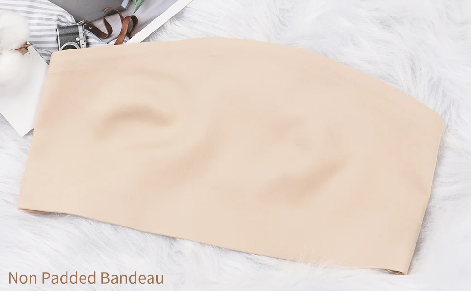 Sexy Seamless Strapless Tube Top Bra Women's Half Cup Ultra Thin Silicone Non-slip Underwear Off-the-shoulder Dress Lingerie Sexy Seamless Strapless Tube Top Bra Women's Half Cup Ultra Thin Silicone Non-slip Underwear Off-the-shoulder Dress Lingerie