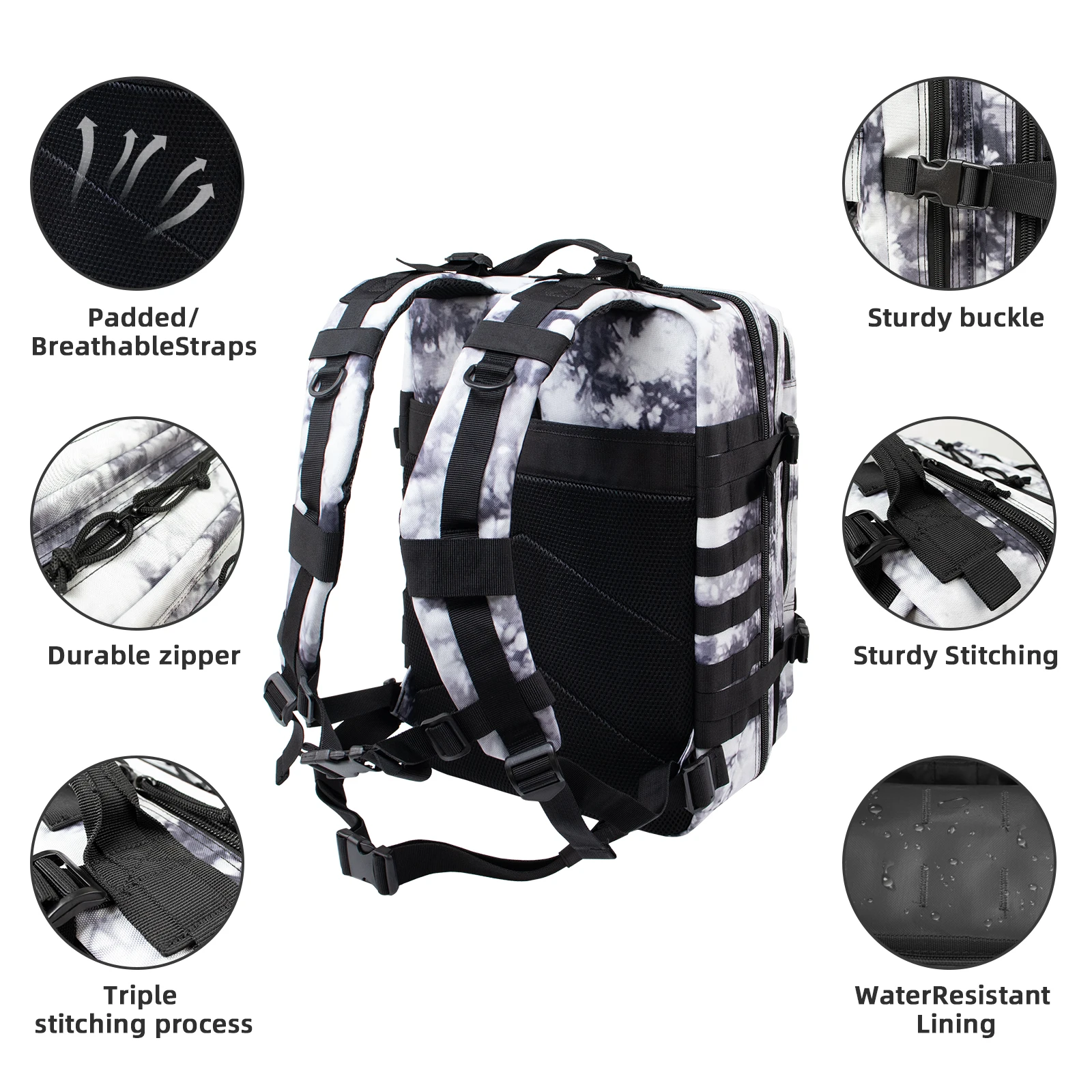45L/25L Tactical Backpack Men's Travel Large Capacity Rucksacks Men Waterproof Outdoor Sports Multi-functional Bags 45L/25L Tactical Backpack Men's Travel Large Capacity Rucksacks Men Waterproof Outdoor Sports Multi-functional Bags