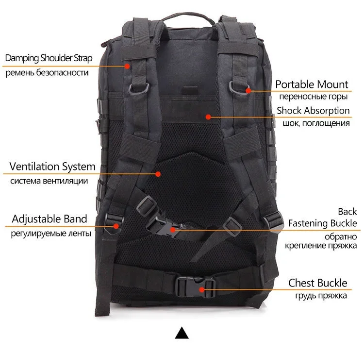 30/50L Tactical Backpacks Man Traveling Bags Survival Outdoor 3P Assault Pack EDC Molle Pack hiking Trekking Hunting Bag 30/50L Tactical Backpacks Man Traveling Bags Survival Outdoor 3P Assault Pack EDC Molle Pack hiking Trekking Hunting Bag