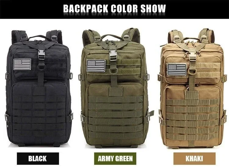 30/50L Tactical Backpacks Man Traveling Bags Survival Outdoor 3P Assault Pack EDC Molle Pack hiking Trekking Hunting Bag 30/50L Tactical Backpacks Man Traveling Bags Survival Outdoor 3P Assault Pack EDC Molle Pack hiking Trekking Hunting Bag