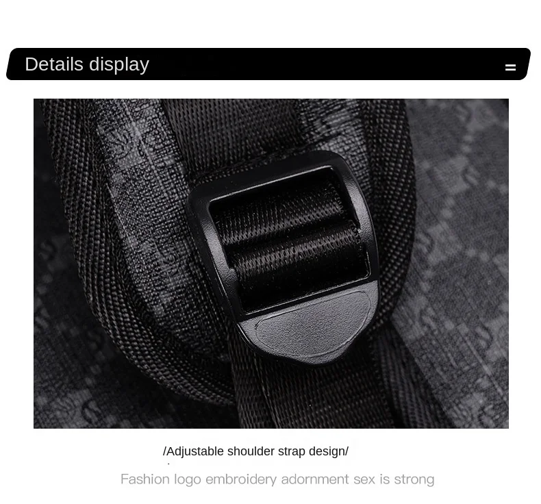Simple personality fashion shark mouth men's backpack plaid high school student college student school bag computer backpack Simple personality fashion shark mouth men's backpack plaid high school student college student school bag computer backpack