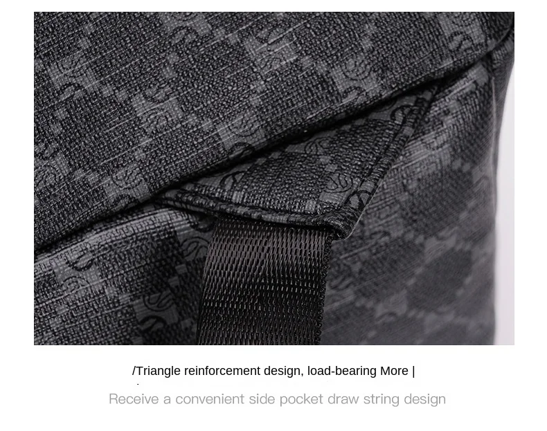 Simple personality fashion shark mouth men's backpack plaid high school student college student school bag computer backpack Simple personality fashion shark mouth men's backpack plaid high school student college student school bag computer backpack