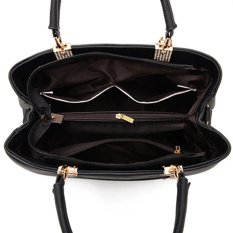 Yogodlns Elegant Women Messenger Bags with flower pendant Office Ladies Totes Pure Handbag for female Crossbody Shoulder Bags Yogodlns Elegant Women Messenger Bags with flower pendant Office Ladies Totes Pure Handbag for female Crossbody Shoulder Bags