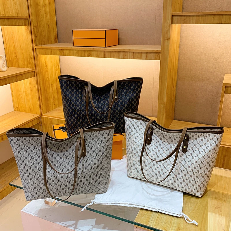Large Capacity Shoulder Bag Women's PU Leather Handbag for Commuting and Casual Use Versatile Tote Bag Large Capacity Shoulder Bag Women's PU Leather Handbag for Commuting and Casual Use Versatile Tote Bag