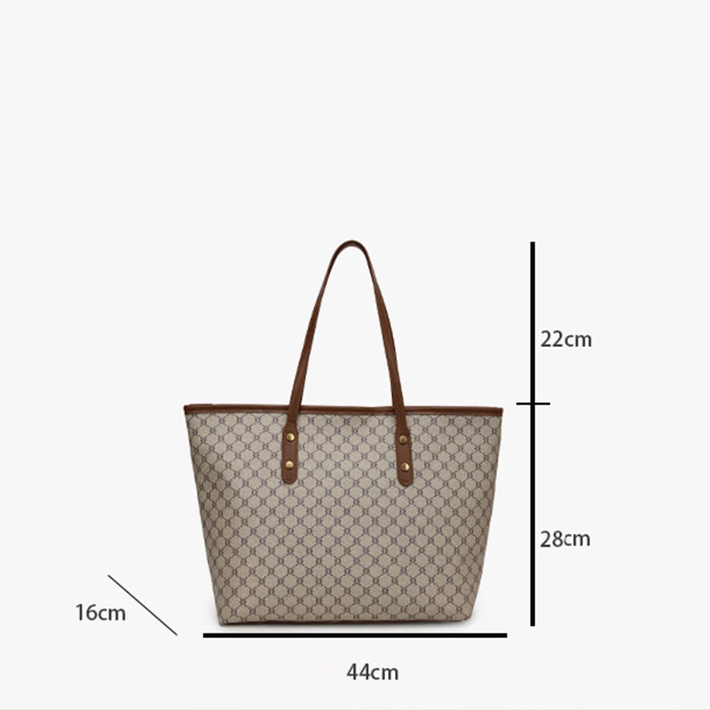 Large Capacity Shoulder Bag Women's PU Leather Handbag for Commuting and Casual Use Versatile Tote Bag Large Capacity Shoulder Bag Women's PU Leather Handbag for Commuting and Casual Use Versatile Tote Bag
