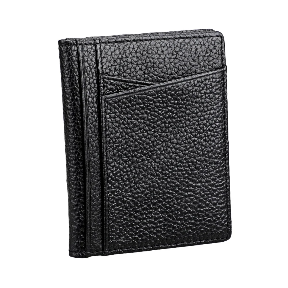 Men's Slim Wallet Soft Genuine Leather Credit Card Holder Wallets Purse Portable Ultra-thin Small Billfold Card Organizer Wallet Men's Slim Wallet Soft Genuine Leather Credit Card Holder Wallets Purse Portable Ultra-thin Small Billfold Card Organizer Wallet