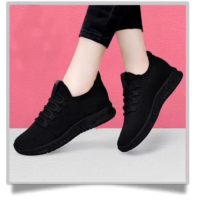 Women's Breathable Non-slip Platform Fashion New Casual Shoes Korean Running Shoes Black Sneakers Shoes for Women 2024 Autumn Women's Breathable Non-slip Platform Fashion New Casual Shoes Korean Running Shoes Black Sneakers Shoes for Women 2024 Autumn