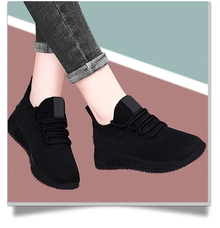 Women's Breathable Non-slip Platform Fashion New Casual Shoes Korean Running Shoes Black Sneakers Shoes for Women 2024 Autumn Women's Breathable Non-slip Platform Fashion New Casual Shoes Korean Running Shoes Black Sneakers Shoes for Women 2024 Autumn