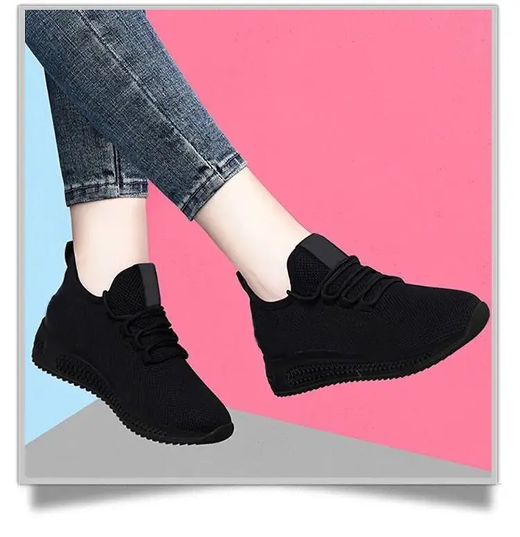 Women's Breathable Non-slip Platform Fashion New Casual Shoes Korean Running Shoes Black Sneakers Shoes for Women 2024 Autumn Women's Breathable Non-slip Platform Fashion New Casual Shoes Korean Running Shoes Black Sneakers Shoes for Women 2024 Autumn