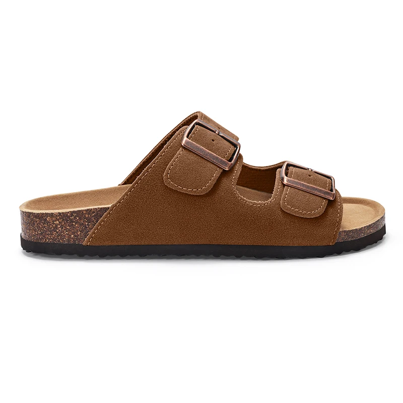 KIDMI Cork Clogs Slippers For Women Cork Footbed Beach Sandals Outdoor Suede Clogs Sandals With Adjustable Buckle Men Sandals KIDMI Cork Clogs Slippers For Women Cork Footbed Beach Sandals Outdoor Suede Clogs Sandals With Adjustable Buckle Men Sandals
