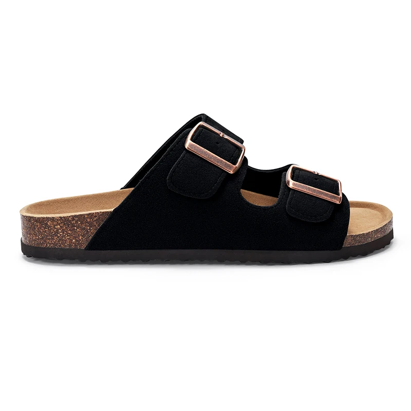 KIDMI Cork Clogs Slippers For Women Cork Footbed Beach Sandals Outdoor Suede Clogs Sandals With Adjustable Buckle Men Sandals KIDMI Cork Clogs Slippers For Women Cork Footbed Beach Sandals Outdoor Suede Clogs Sandals With Adjustable Buckle Men Sandals