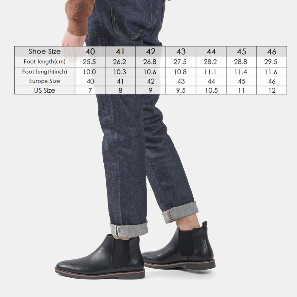 40~46 Men Chelsea Boots Brand Retro Comfortable Fashion Men Boots 40~46 Men Chelsea Boots Brand Retro Comfortable Fashion Men Boots