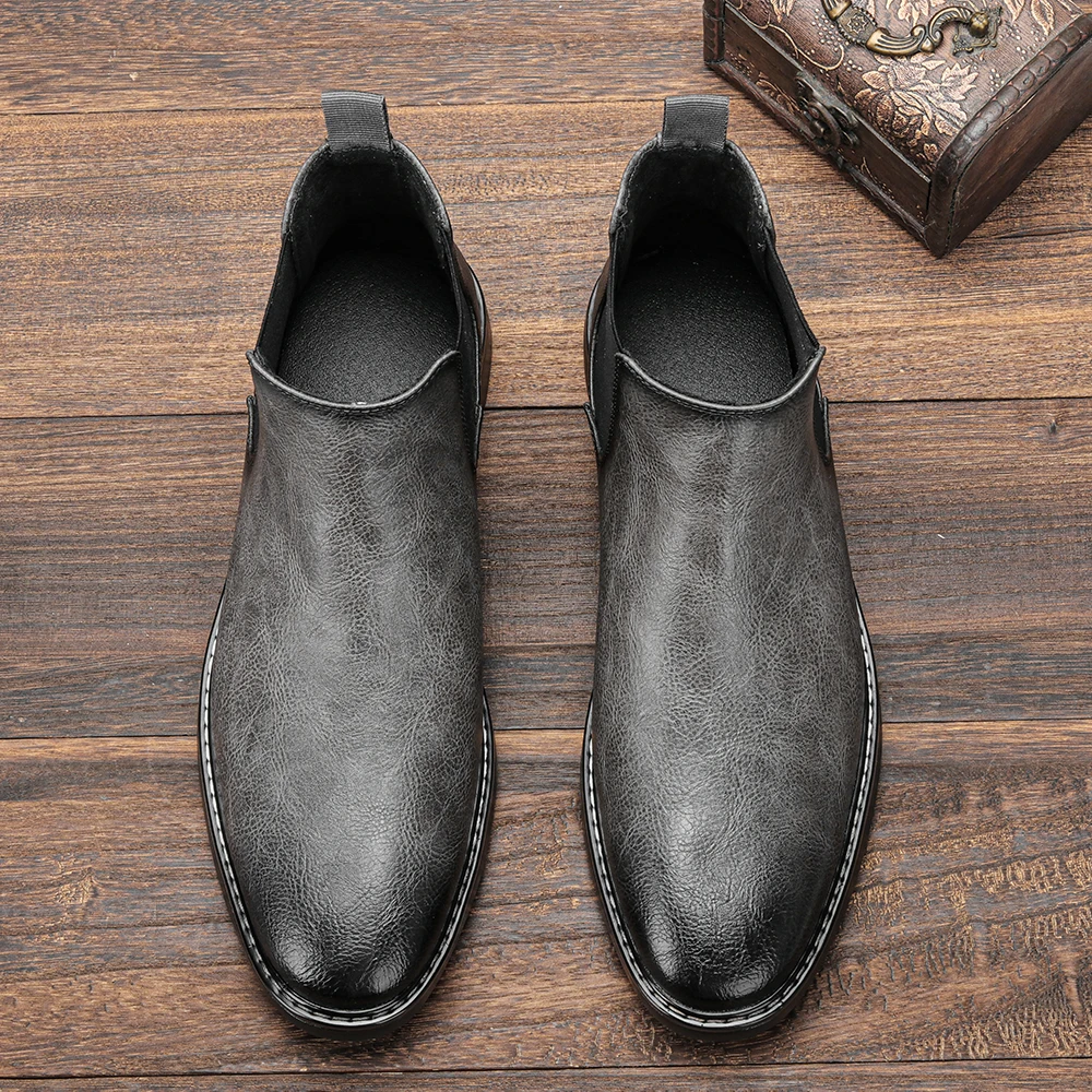 40~46 Men Chelsea Boots Brand Retro Comfortable Fashion Men Boots 40~46 Men Chelsea Boots Brand Retro Comfortable Fashion Men Boots