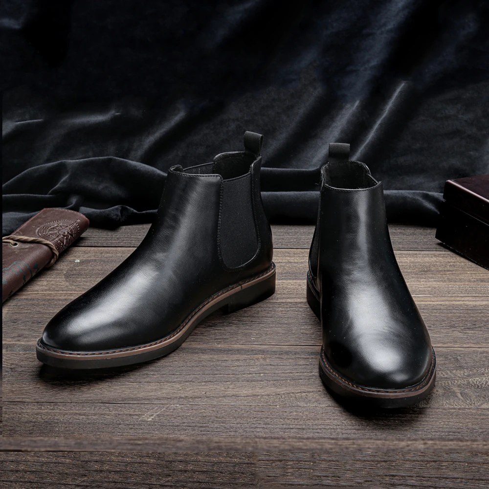 40~46 Men Chelsea Boots Brand Retro Comfortable Fashion Men Boots 40~46 Men Chelsea Boots Brand Retro Comfortable Fashion Men Boots