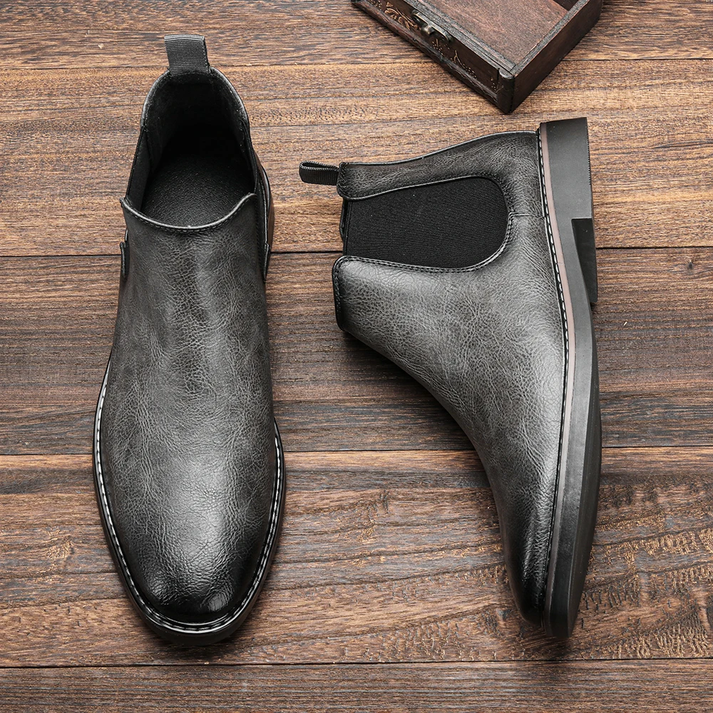 40~46 Men Chelsea Boots Brand Retro Comfortable Fashion Men Boots 40~46 Men Chelsea Boots Brand Retro Comfortable Fashion Men Boots