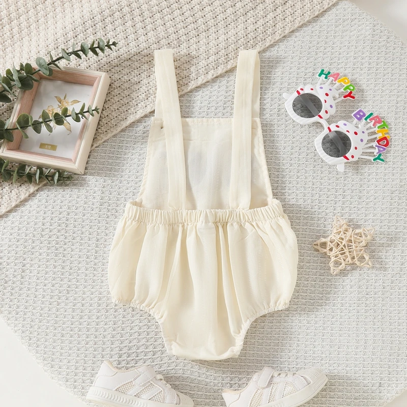 Summer Baby Boy 1st Birthday Outfit Sleeveless Backless 1 Year Old Overalls Cake Smash Romper for First Birthday Summer Baby Boy 1st Birthday Outfit Sleeveless Backless 1 Year Old Overalls Cake Smash Romper for First Birthday