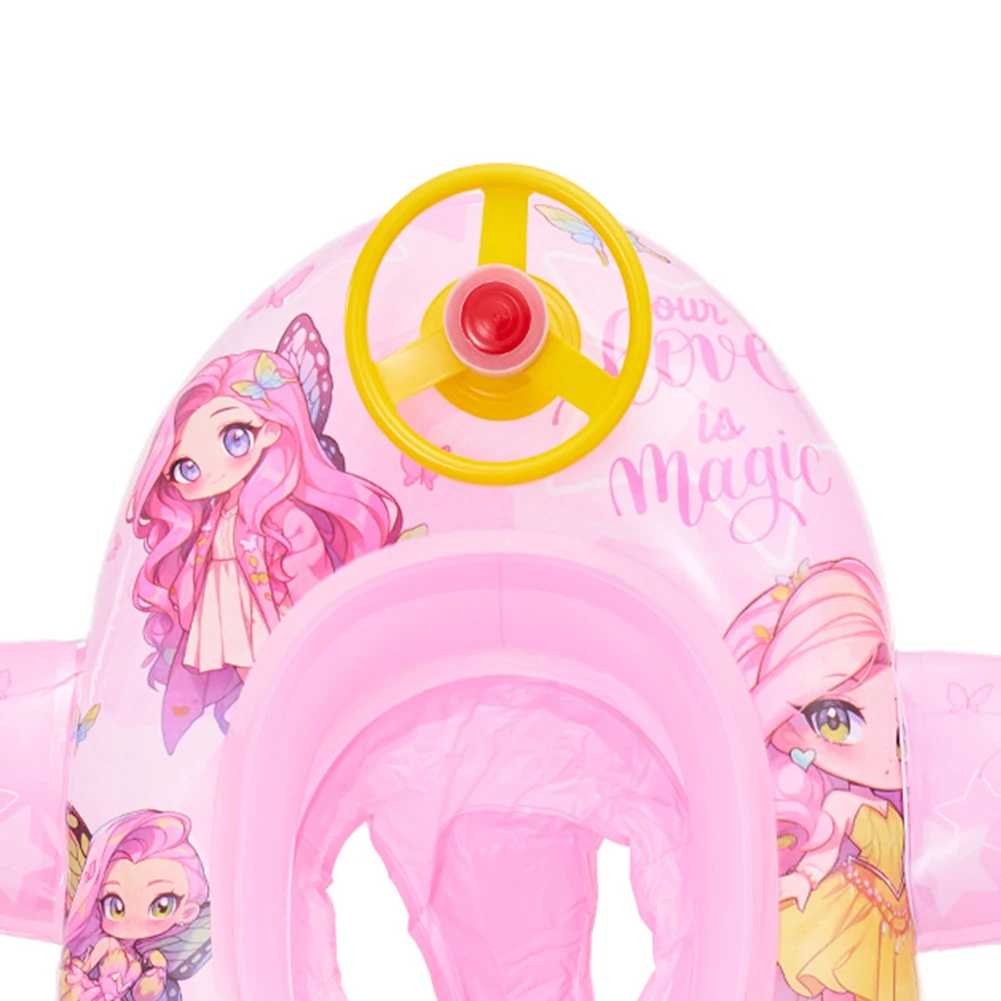 Baby Inflatable Swim Ring Blow Up Swim Tube with Steering Wheel Cartoon Pool Rings with Seat Cute Pool Floats for Kids Toddlers Baby Inflatable Swim Ring Blow Up Swim Tube with Steering Wheel Cartoon Pool Rings with Seat Cute Pool Floats for Kids Toddlers