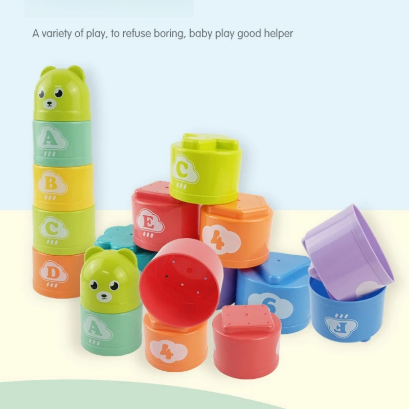 Kids Fun Number Letters Stacking Cup Baby Montessori Early Educational Sensory Puzzle Stack Speed Games Toys for Children Gifts Kids Fun Number Letters Stacking Cup Baby Montessori Early Educational Sensory Puzzle Stack Speed Games Toys for Children Gifts