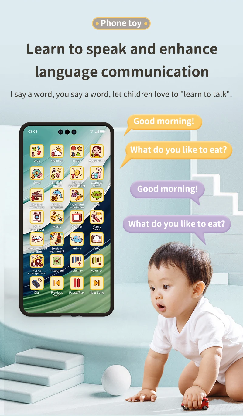 Toy Cell Phone Educational Toys Cellphone Baby Kid Educational Toy Phone Mobile Phone Model Toy for Children Birthday Xmas Gift Toy Cell Phone Educational Toys Cellphone Baby Kid Educational Toy Phone Mobile Phone Model Toy for Children Birthday Xmas Gift