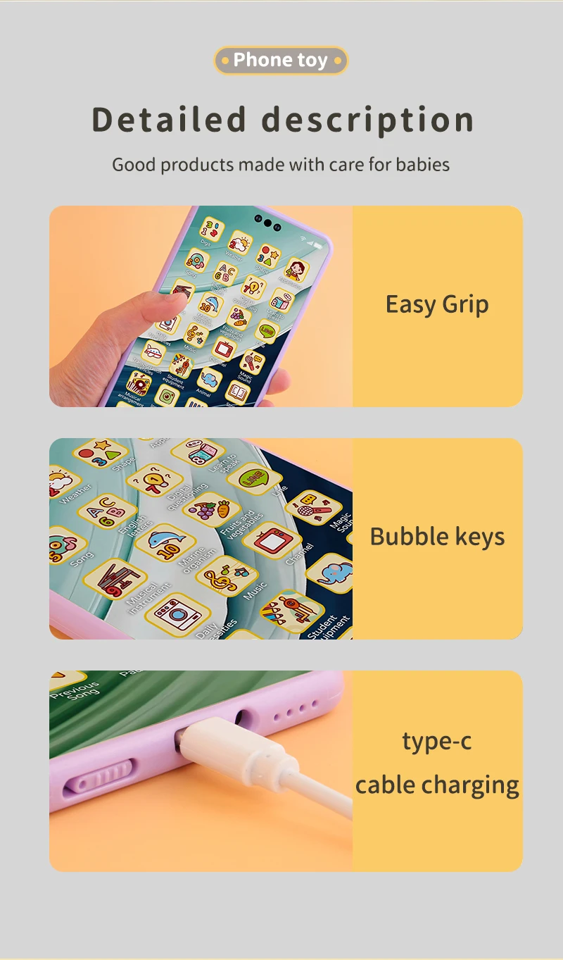 Toy Cell Phone Educational Toys Cellphone Baby Kid Educational Toy Phone Mobile Phone Model Toy for Children Birthday Xmas Gift Toy Cell Phone Educational Toys Cellphone Baby Kid Educational Toy Phone Mobile Phone Model Toy for Children Birthday Xmas Gift