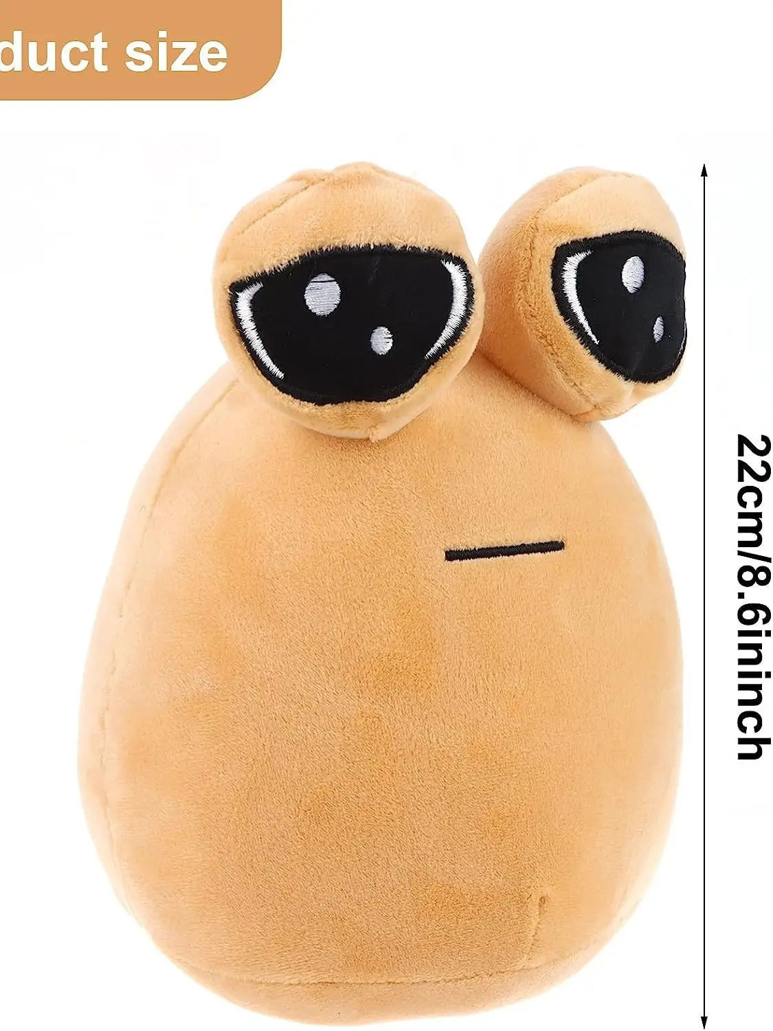 22cm/8.6in Pou Plush Cartoon Alien Toy Kawaii Stuffed Animal Doll Hot Game Figure Gifts for Fans 22cm/8.6in Pou Plush Cartoon Alien Toy Kawaii Stuffed Animal Doll Hot Game Figure Gifts for Fans