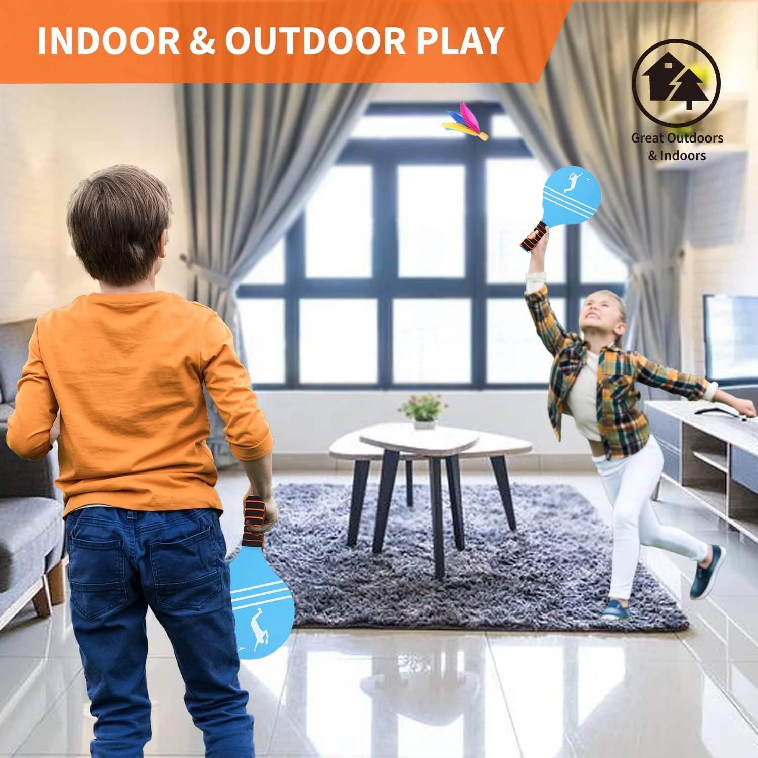 Badminton Set for Children and Adolescents - Indoor and Outdoor Beach Courtyard Family Games Sports Toy Gifts Badminton Set for Children and Adolescents - Indoor and Outdoor Beach Courtyard Family Games Sports Toy Gifts