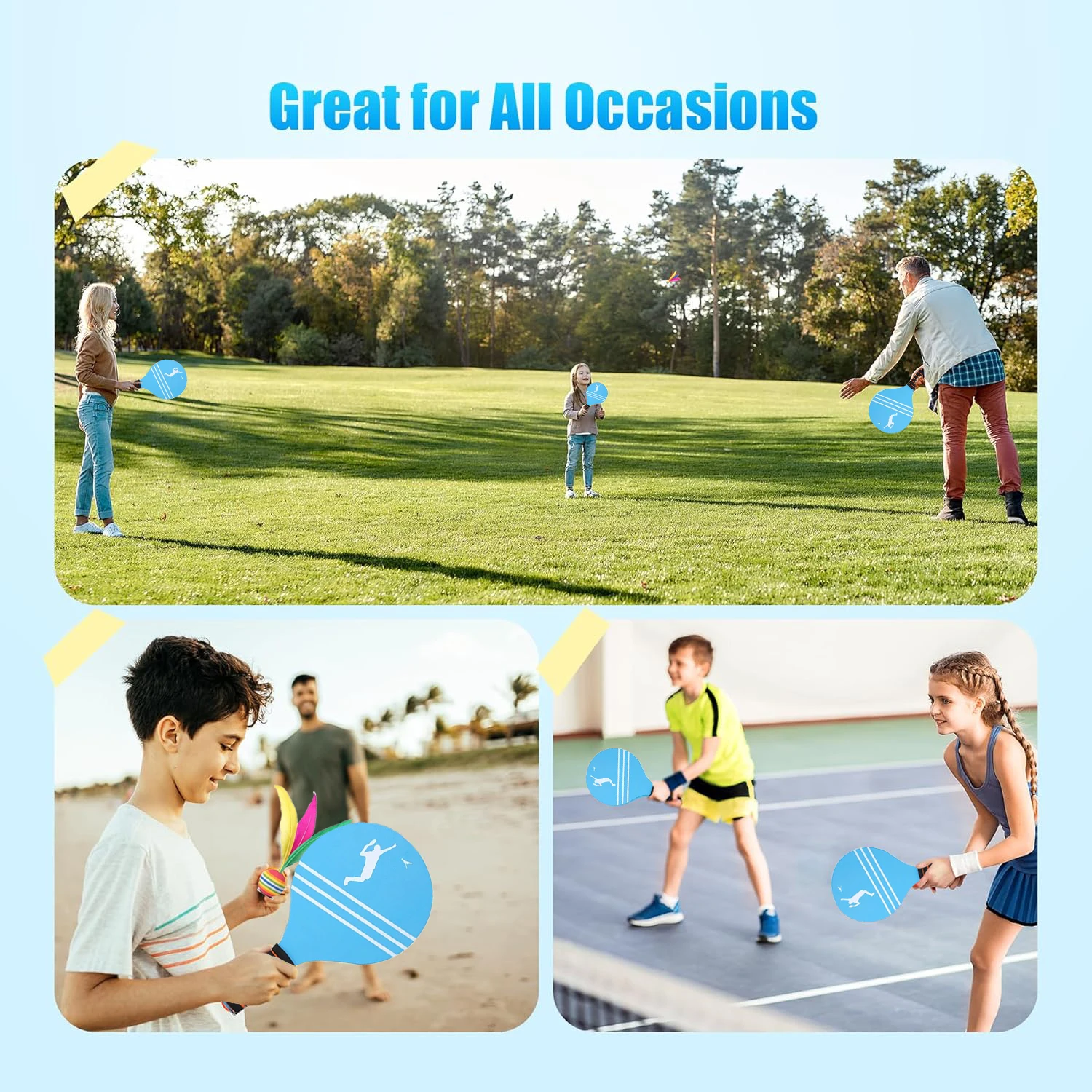 Badminton Set for Children and Adolescents - Indoor and Outdoor Beach Courtyard Family Games Sports Toy Gifts Badminton Set for Children and Adolescents - Indoor and Outdoor Beach Courtyard Family Games Sports Toy Gifts