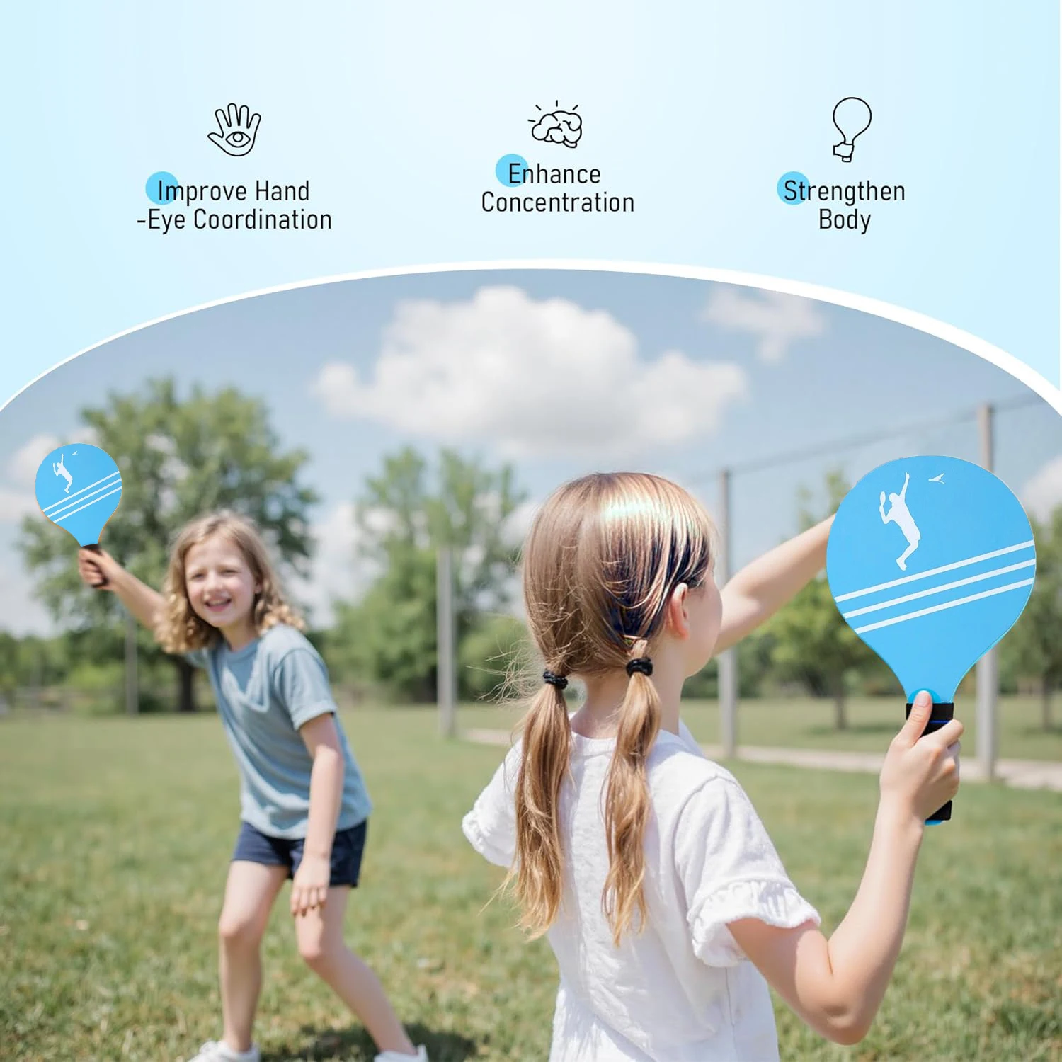 Badminton Set for Children and Adolescents - Indoor and Outdoor Beach Courtyard Family Games Sports Toy Gifts Badminton Set for Children and Adolescents - Indoor and Outdoor Beach Courtyard Family Games Sports Toy Gifts