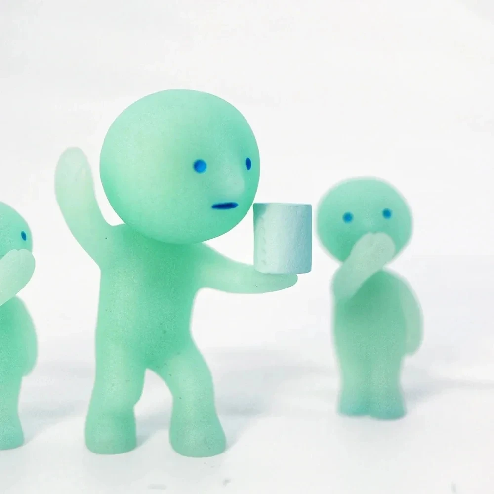 Blind Box Series Noctilucent Green Doll Blind Box Toilet Bath Living Party Series Decor Desktop Model Xmas Toy Surprise Gift Blind Box Series Noctilucent Green Doll Blind Box Toilet Bath Living Party Series Decor Desktop Model Xmas Toy Surprise Gift