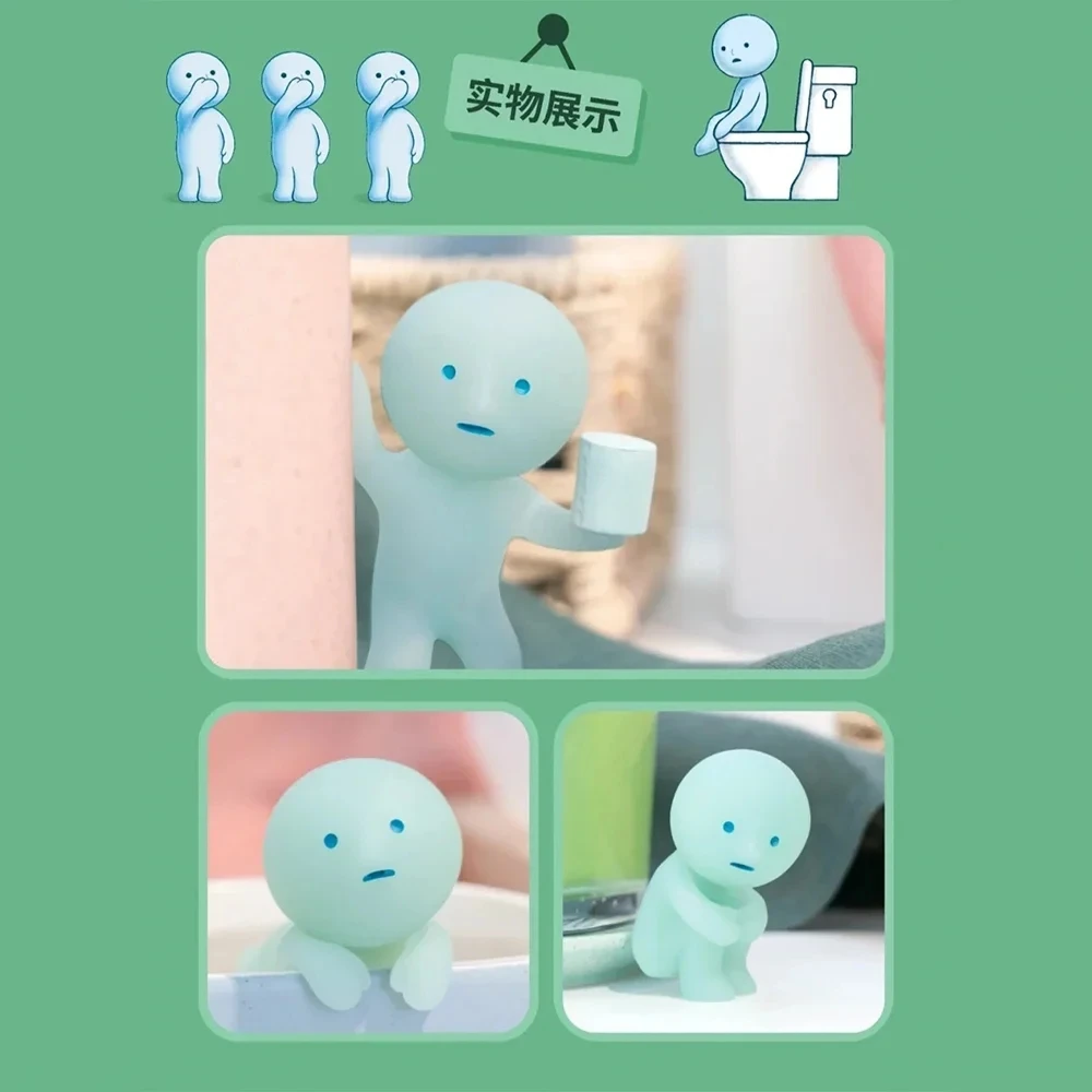 Blind Box Series Noctilucent Green Doll Blind Box Toilet Bath Living Party Series Decor Desktop Model Xmas Toy Surprise Gift Blind Box Series Noctilucent Green Doll Blind Box Toilet Bath Living Party Series Decor Desktop Model Xmas Toy Surprise Gift