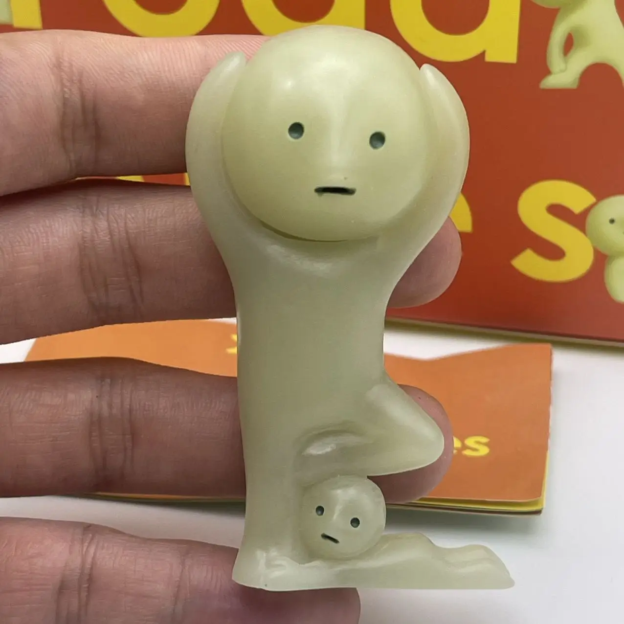 Sonny Angel Smiski Yoga Serie Mystery Cute Noctilucent Green Doll Action Figures Cartoon Desktop Blind Box Model Gift Doll Toys Sonny Angel Smiski Yoga Serie Mystery Cute Noctilucent Green Doll Action Figures Cartoon Desktop Blind Box Model Gift Doll Toys