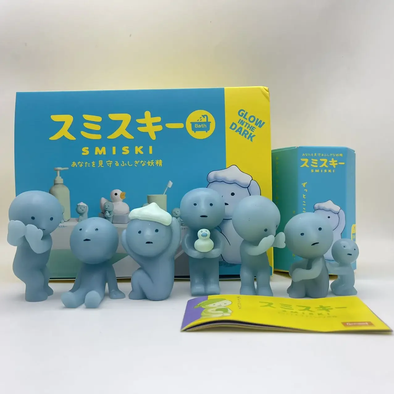 New Smiski Bath Serie Blind Box Toys Cute Glow Anime Doll Model Action Figures Cartoon Desktop Ornament Birthday Gifts New Smiski Bath Serie Blind Box Toys Cute Glow Anime Doll Model Action Figures Cartoon Desktop Ornament Birthday Gifts
