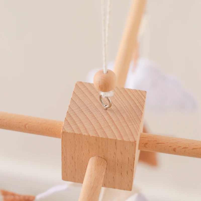 Baby Crib Mobile Wooden Bed Bell Rattle Toy Soft Felt Hot Air Balloon Wind Chime Pendant Newborn Comfort Bed Bell Toys Baby Gift Baby Crib Mobile Wooden Bed Bell Rattle Toy Soft Felt Hot Air Balloon Wind Chime Pendant Newborn Comfort Bed Bell Toys Baby Gift