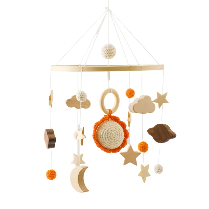 Baby Crib Mobile Wooden Bed Bell Rattle Toy Soft Felt Hot Air Balloon Wind Chime Pendant Newborn Comfort Bed Bell Toys Baby Gift Baby Crib Mobile Wooden Bed Bell Rattle Toy Soft Felt Hot Air Balloon Wind Chime Pendant Newborn Comfort Bed Bell Toys Baby Gift