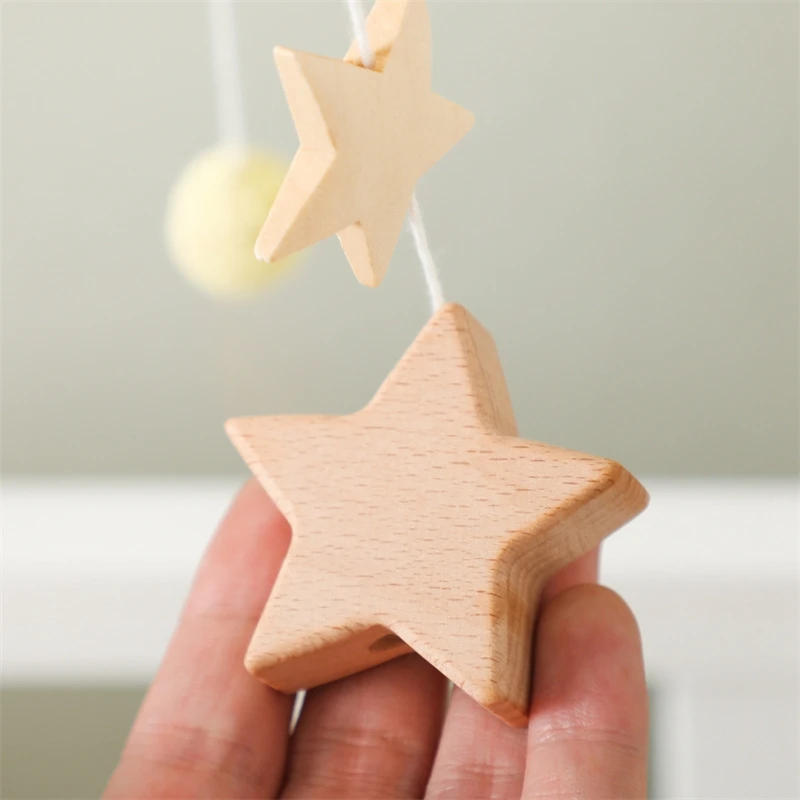 Baby Crib Mobile Wooden Bed Bell Rattle Toy Soft Felt Hot Air Balloon Wind Chime Pendant Newborn Comfort Bed Bell Toys Baby Gift Baby Crib Mobile Wooden Bed Bell Rattle Toy Soft Felt Hot Air Balloon Wind Chime Pendant Newborn Comfort Bed Bell Toys Baby Gift