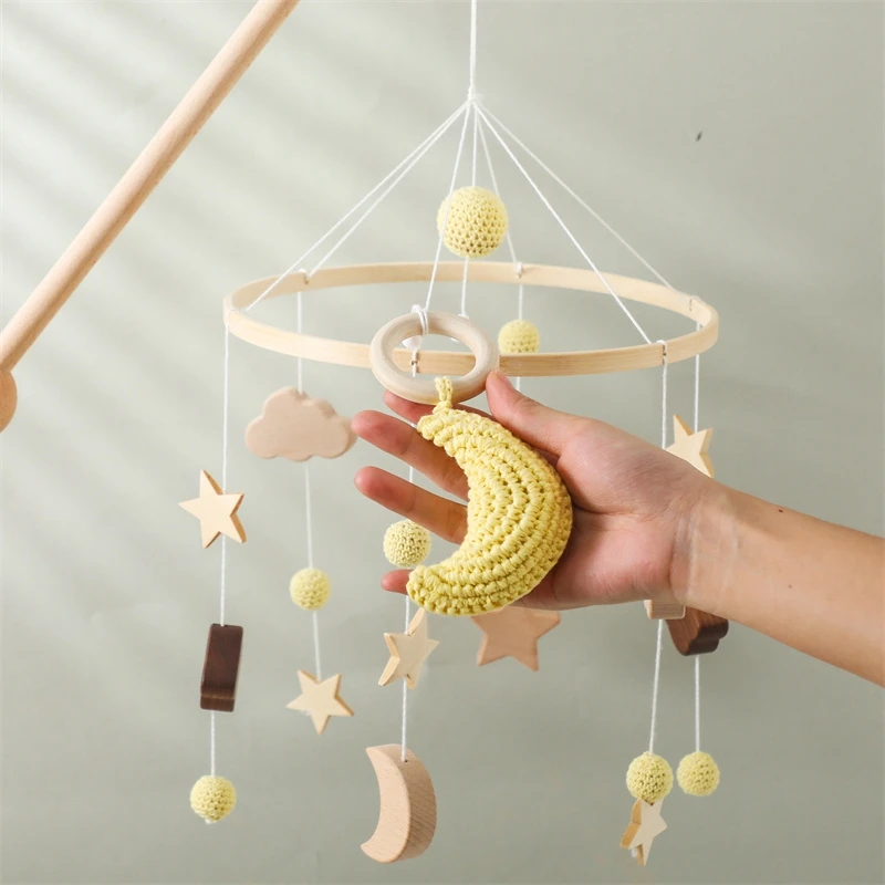 Baby Crib Mobile Wooden Bed Bell Rattle Toy Soft Felt Hot Air Balloon Wind Chime Pendant Newborn Comfort Bed Bell Toys Baby Gift Baby Crib Mobile Wooden Bed Bell Rattle Toy Soft Felt Hot Air Balloon Wind Chime Pendant Newborn Comfort Bed Bell Toys Baby Gift