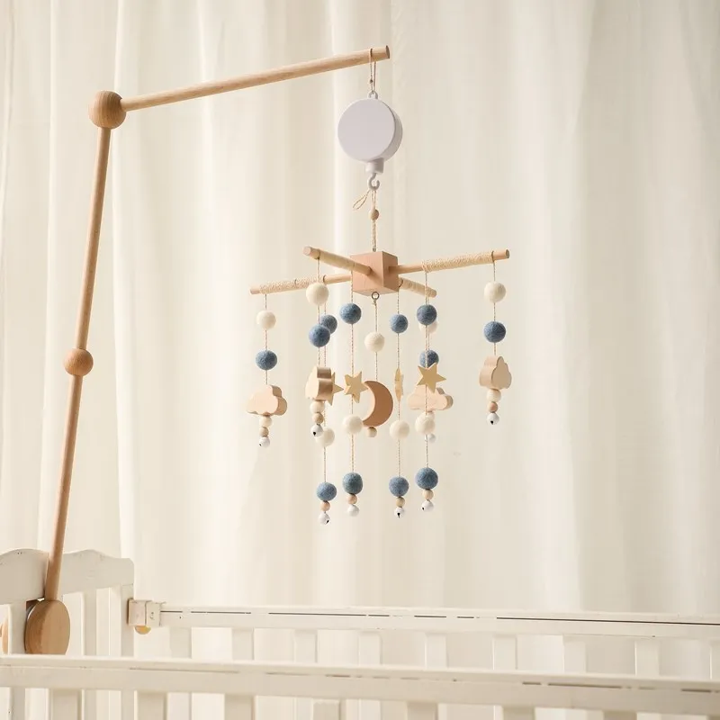 Baby Crib Mobile Wooden Bed Bell Rattle Toy Soft Felt Hot Air Balloon Wind Chime Pendant Newborn Comfort Bed Bell Toys Baby Gift Baby Crib Mobile Wooden Bed Bell Rattle Toy Soft Felt Hot Air Balloon Wind Chime Pendant Newborn Comfort Bed Bell Toys Baby Gift