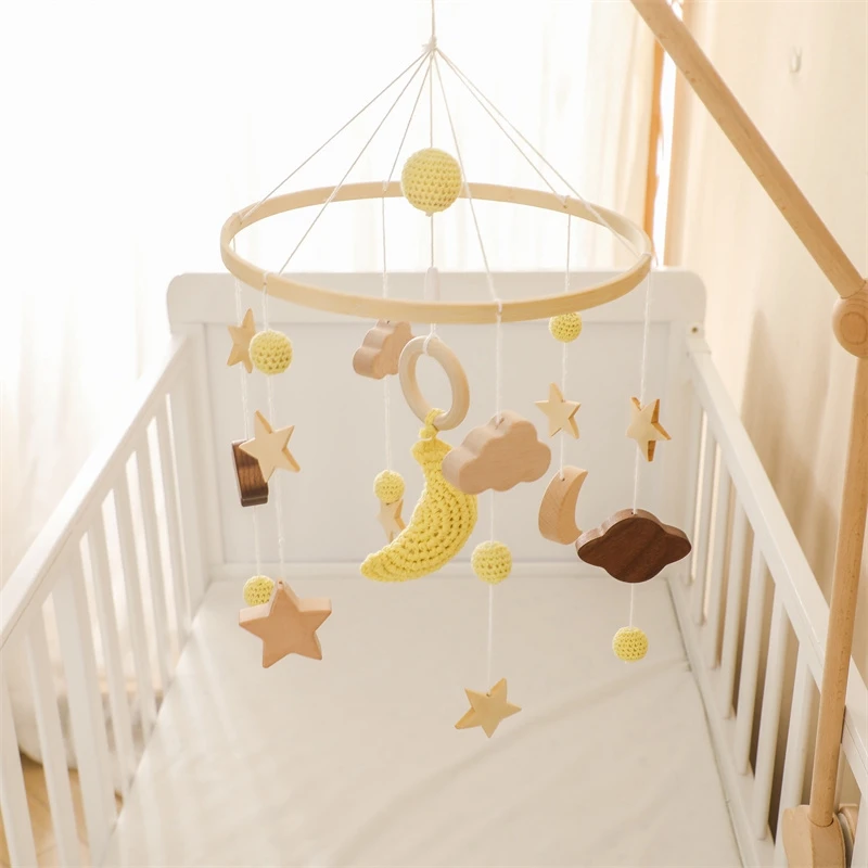 Baby Crib Mobile Wooden Bed Bell Rattle Toy Soft Felt Hot Air Balloon Wind Chime Pendant Newborn Comfort Bed Bell Toys Baby Gift Baby Crib Mobile Wooden Bed Bell Rattle Toy Soft Felt Hot Air Balloon Wind Chime Pendant Newborn Comfort Bed Bell Toys Baby Gift