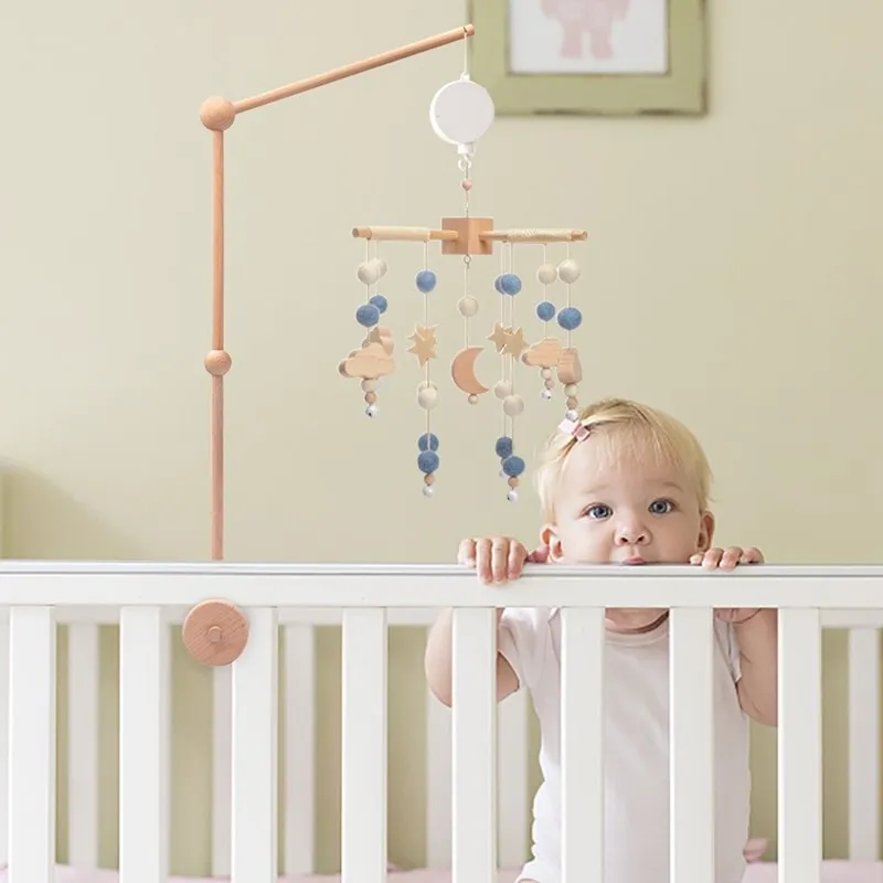 Baby Crib Mobile Wooden Bed Bell Rattle Toy Soft Felt Hot Air Balloon Wind Chime Pendant Newborn Comfort Bed Bell Toys Baby Gift Baby Crib Mobile Wooden Bed Bell Rattle Toy Soft Felt Hot Air Balloon Wind Chime Pendant Newborn Comfort Bed Bell Toys Baby Gift