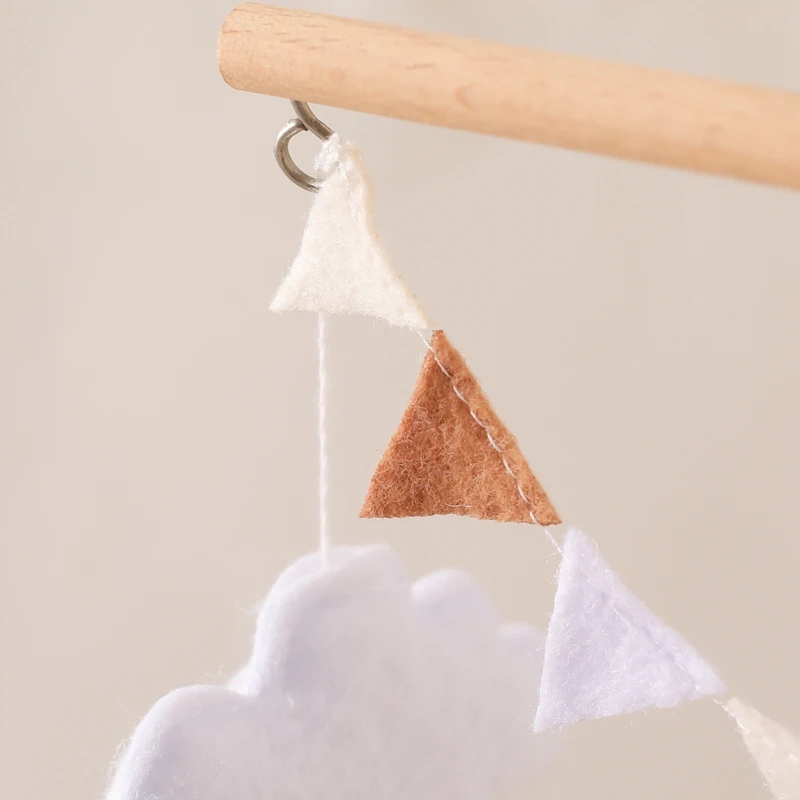 Baby Crib Mobile Wooden Bed Bell Rattle Toy Soft Felt Hot Air Balloon Wind Chime Pendant Newborn Comfort Bed Bell Toys Baby Gift Baby Crib Mobile Wooden Bed Bell Rattle Toy Soft Felt Hot Air Balloon Wind Chime Pendant Newborn Comfort Bed Bell Toys Baby Gift