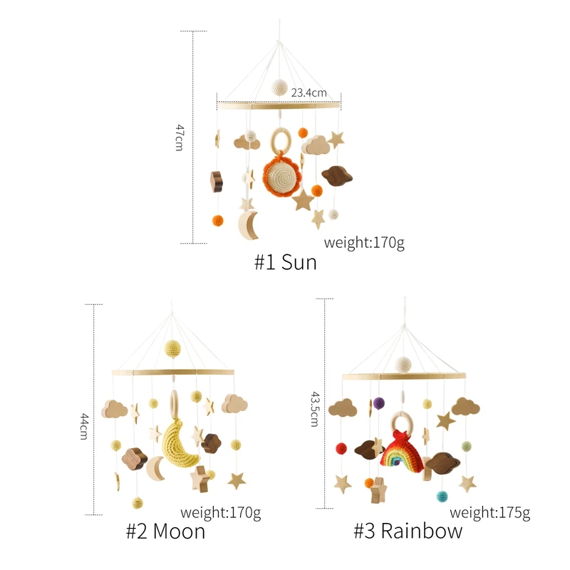 Baby Crib Mobile Wooden Bed Bell Rattle Toy Soft Felt Hot Air Balloon Wind Chime Pendant Newborn Comfort Bed Bell Toys Baby Gift Baby Crib Mobile Wooden Bed Bell Rattle Toy Soft Felt Hot Air Balloon Wind Chime Pendant Newborn Comfort Bed Bell Toys Baby Gift