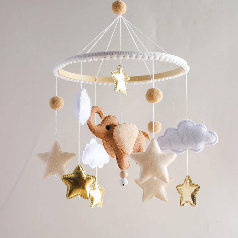 Baby Crib Mobile Wooden Bed Bell Rattle Toy Soft Felt Hot Air Balloon Wind Chime Pendant Newborn Comfort Bed Bell Toys Baby Gift Baby Crib Mobile Wooden Bed Bell Rattle Toy Soft Felt Hot Air Balloon Wind Chime Pendant Newborn Comfort Bed Bell Toys Baby Gift