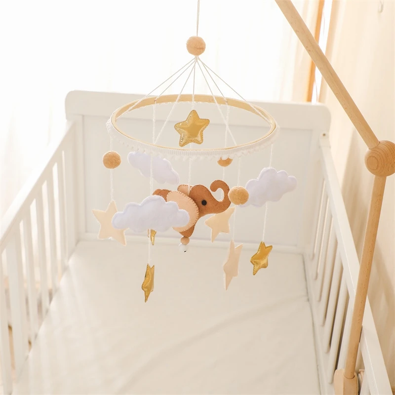 Baby Crib Mobile Wooden Bed Bell Rattle Toy Soft Felt Hot Air Balloon Wind Chime Pendant Newborn Comfort Bed Bell Toys Baby Gift Baby Crib Mobile Wooden Bed Bell Rattle Toy Soft Felt Hot Air Balloon Wind Chime Pendant Newborn Comfort Bed Bell Toys Baby Gift