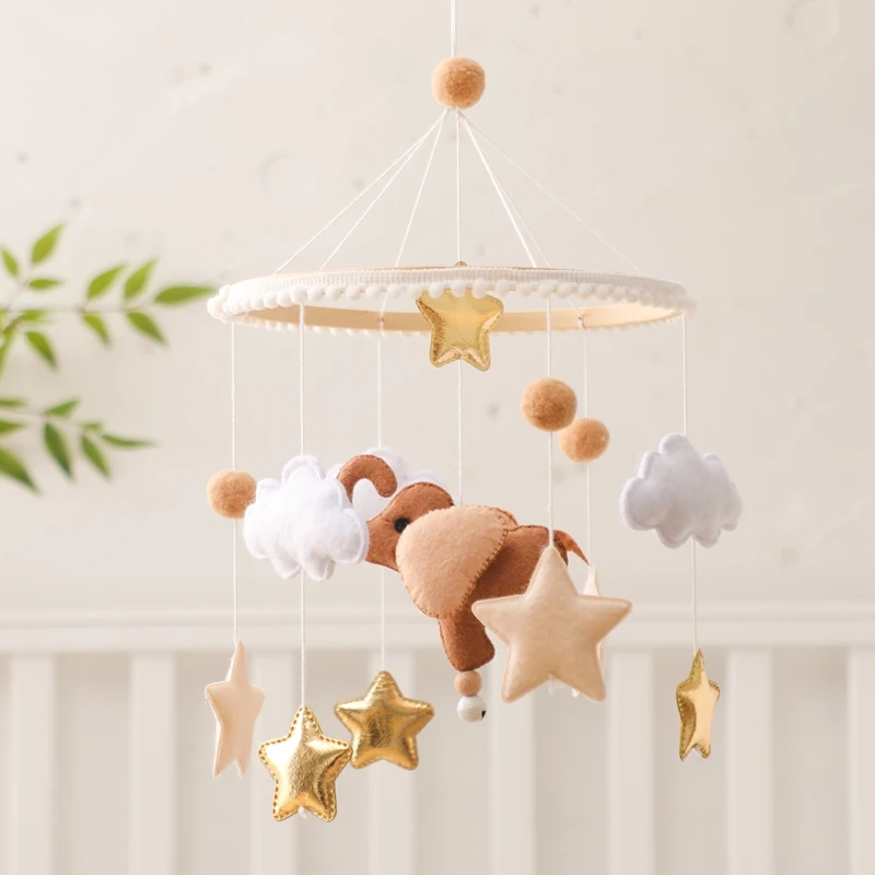 Baby Crib Mobile Wooden Bed Bell Rattle Toy Soft Felt Hot Air Balloon Wind Chime Pendant Newborn Comfort Bed Bell Toys Baby Gift Baby Crib Mobile Wooden Bed Bell Rattle Toy Soft Felt Hot Air Balloon Wind Chime Pendant Newborn Comfort Bed Bell Toys Baby Gift